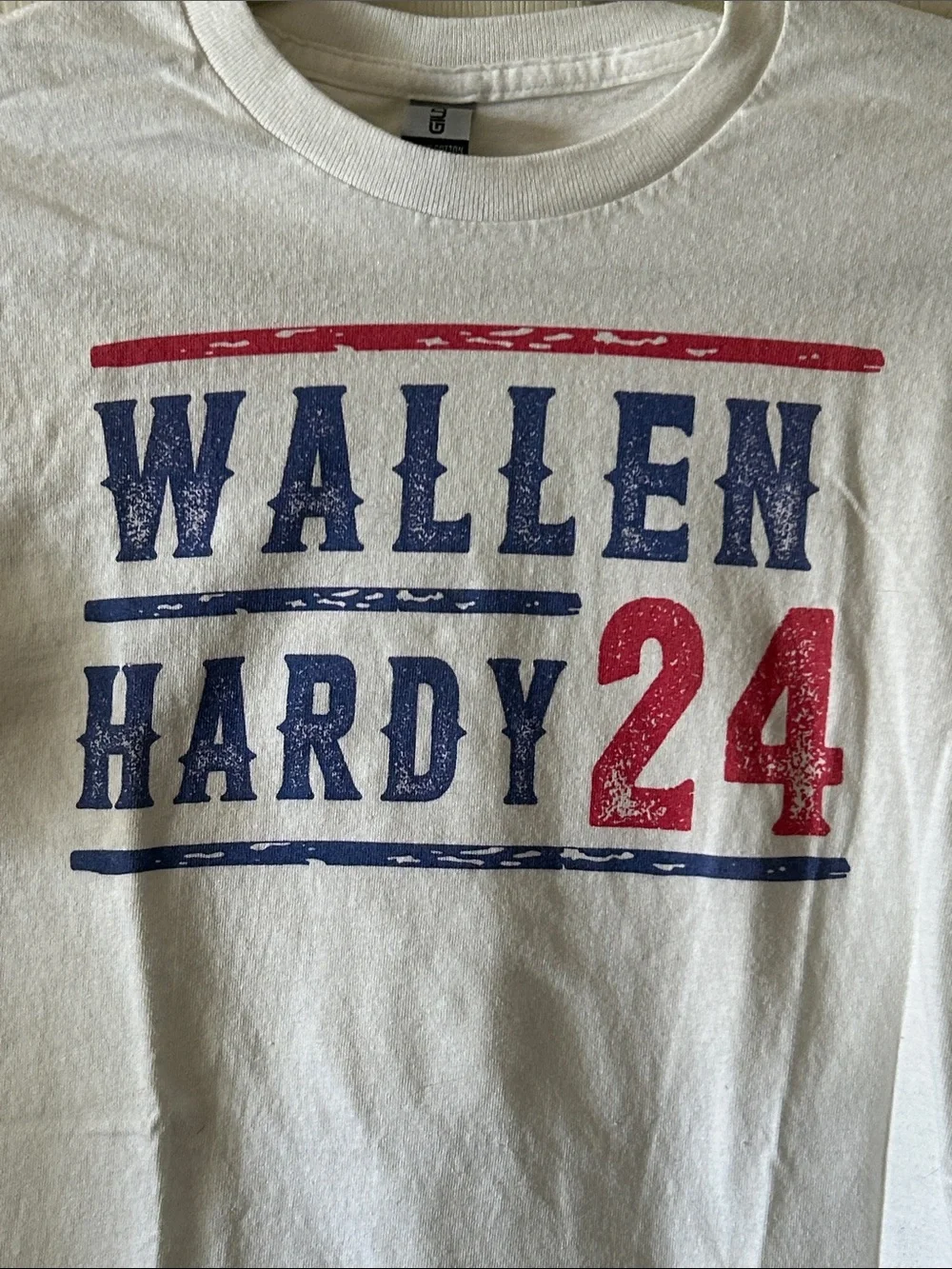Wallen Hardy 24 Tee Graphic Short Sleeve Cotton T-Shirt Sz S Concert Band Tee
